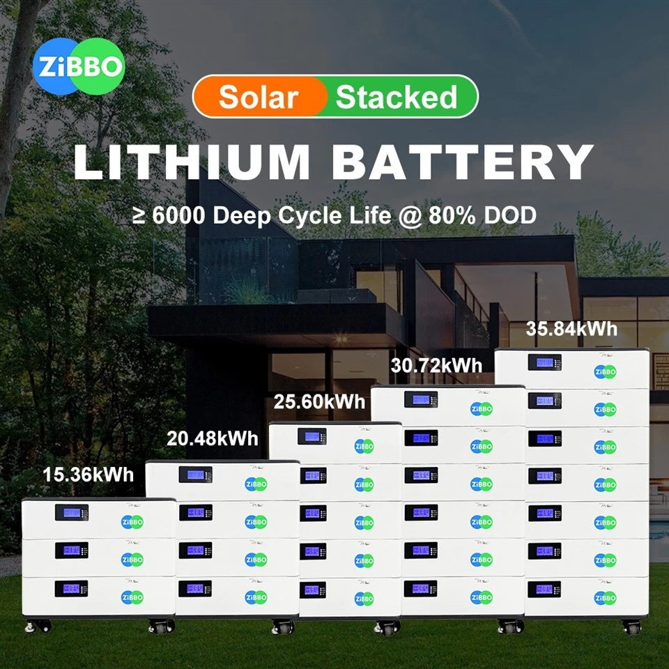 48V Stacked LiFePO4 Battery 600Ah 30KWH Lithium Iron Batteries