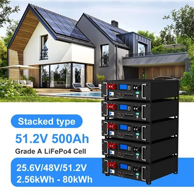 Solar Lithium Battery Pack 51.2V 500Ah 25kwh Server Rack Batteries